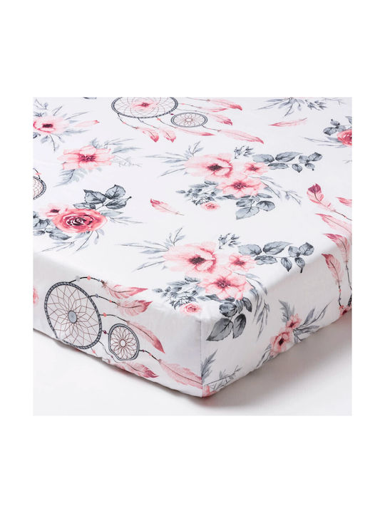 Jukki Summer Dream Baby Bettlaken Für Krippe Baumwolle Angepasst 70x140cm