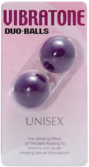 Seven Creations Vibratone Duo Balls Κολπικές Μπάλες με Δόνηση Μωβ