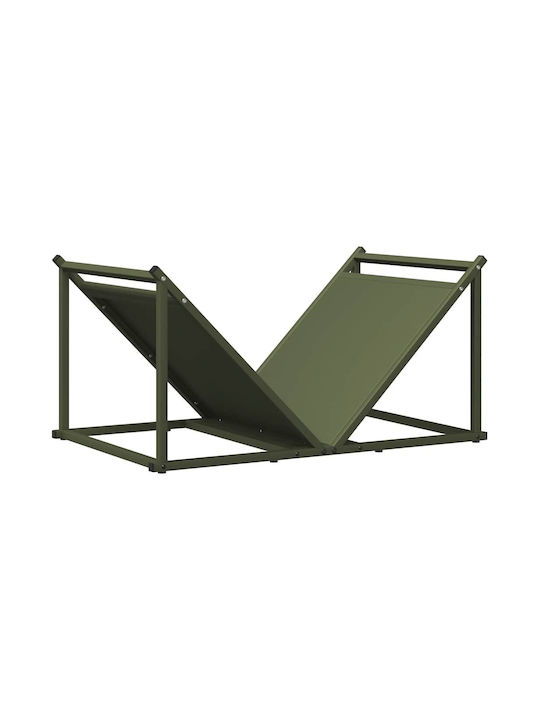 vidaXL Hölzernes Regal Holzlagerung 70x43x34.5cm