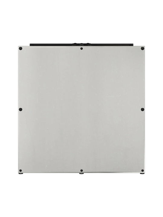 vidaXL Inox Ράφι Αποθήκευσης Ξύλων 40x40x40cm Ασημί