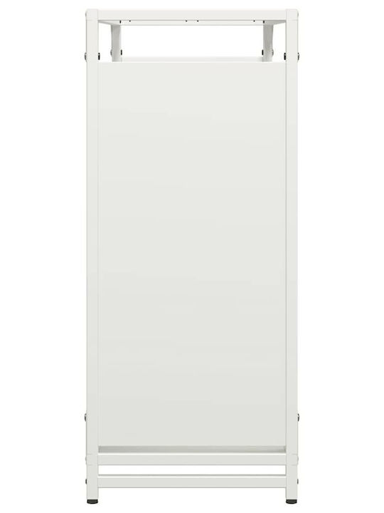 vidaXL Wooden Shelf Wood Storage 90x28x65cm White