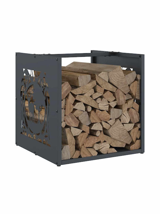 vidaXL Hölzernes Regal Holzlagerung 40x40x40cm