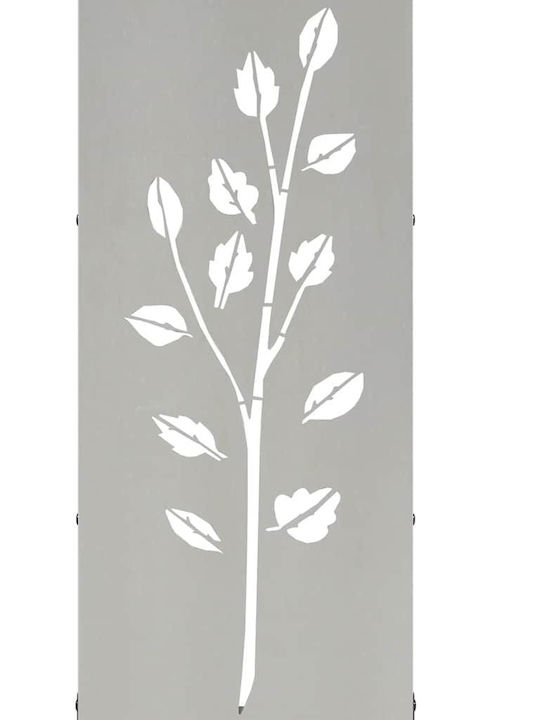 vidaXL Inox Ράφι Αποθήκευσης Ξύλων 40x30x80cm Ασημί
