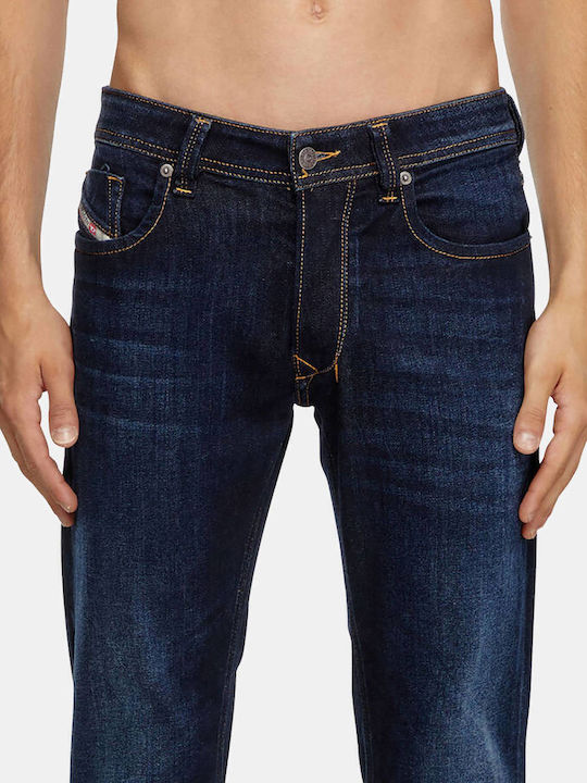 Larkee Ανδρικό Παντελόνι Τζιν Ελαστικό Denim Blue