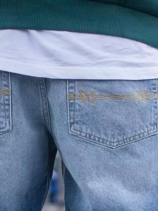 Men's Jeans Pants Light Blue