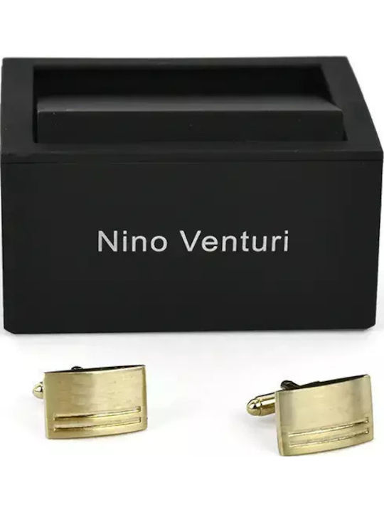Venturi Μανικετόκουμπα σε Χρυσό Χρώμα