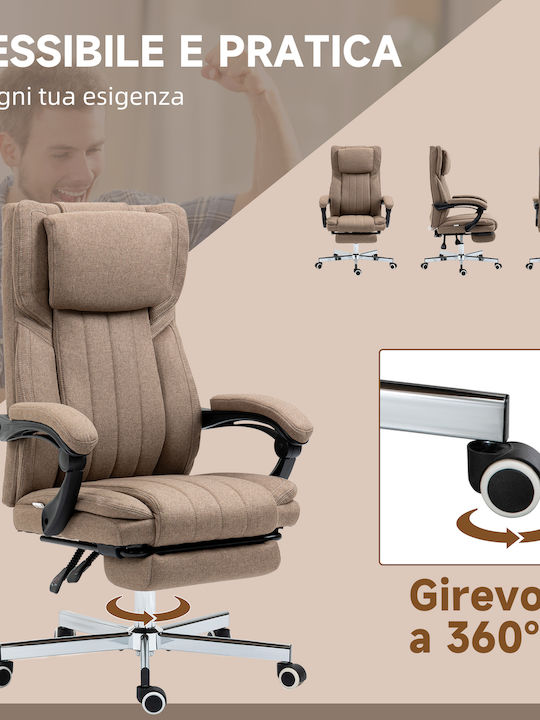 Vinsetto Vinsetto Bürostuhl Mit Massagefunktion und Braun Neigen