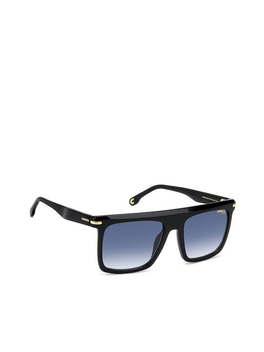 Carrera Men's Sunglasses with Black Plastic Frame and Blue Gradient Lens 359/S 2M2/08