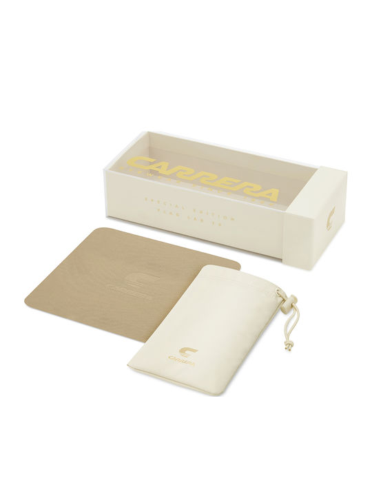 Carrera Ochelari De Soare Unisex Cu Ramă Bej Din Plastic Și Lentile Gri Degrade FLAGLAB 18 SZJ/YK