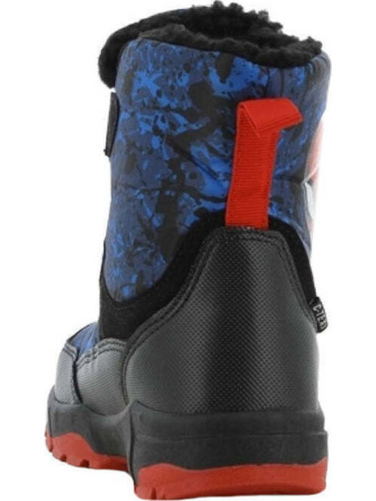 Kids Snow Boots with Velcro Blue