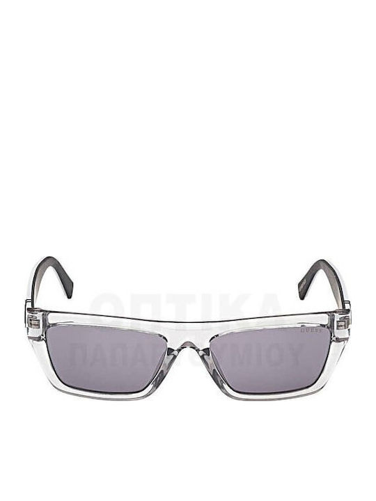 Guess Sunglasses Transparent with Acetate Frame & Gray Lens Guess Sunglasses Transparent with Acetate Frame & Gray Lens
