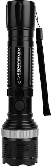 Esperanza Taschenlampe LED mit maximaler Helligkeit 100lm Schwarz