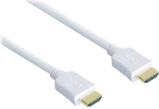 Good Connections Cable HDMI male - HDMI male 1.5m Λευκό