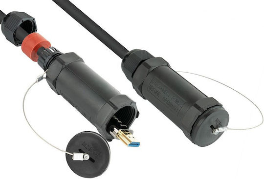Python Cable HDMI male - HDMI male 5m Γκρι