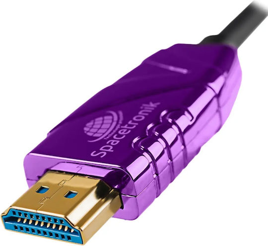 Spacetronik HDMI 2.1 Ultra High Speed 48Gbps 4K 120Hz HDR VRR Kabel HDMI-Stecker - HDMI-Stecker 40m Schwarz