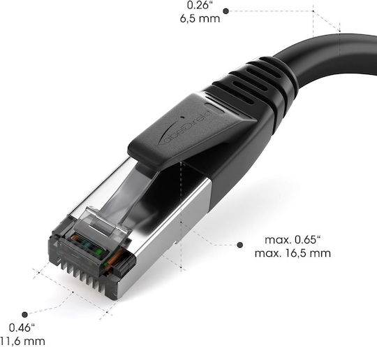 KabelDirekt Optisches Faser Kabel 1m Schwarz