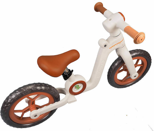 Action One Kids Balance Bike Little Dino 12 Inch White