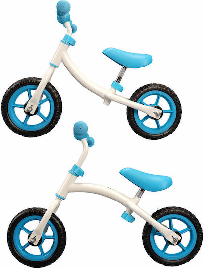Action One Kids Balance Bike Baby Bliss 10 Inch Reversible Frame Stickers Included White