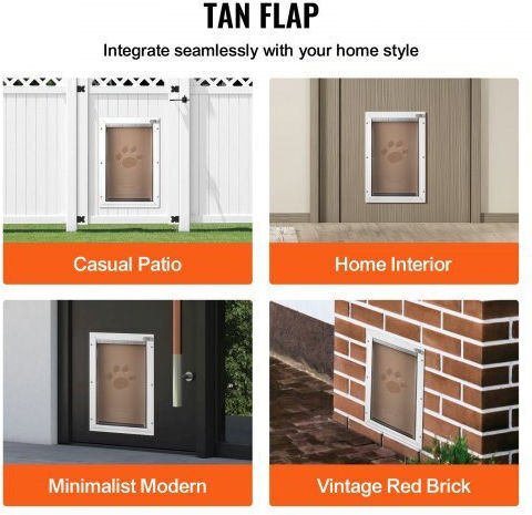 Vevor Abdeckung Für Klappe Haustiere 20.9x31.1cm Beige