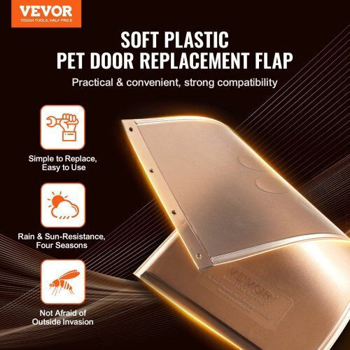 Vevor Abdeckung Für Klappe Haustiere 20.9x31.1cm Beige
