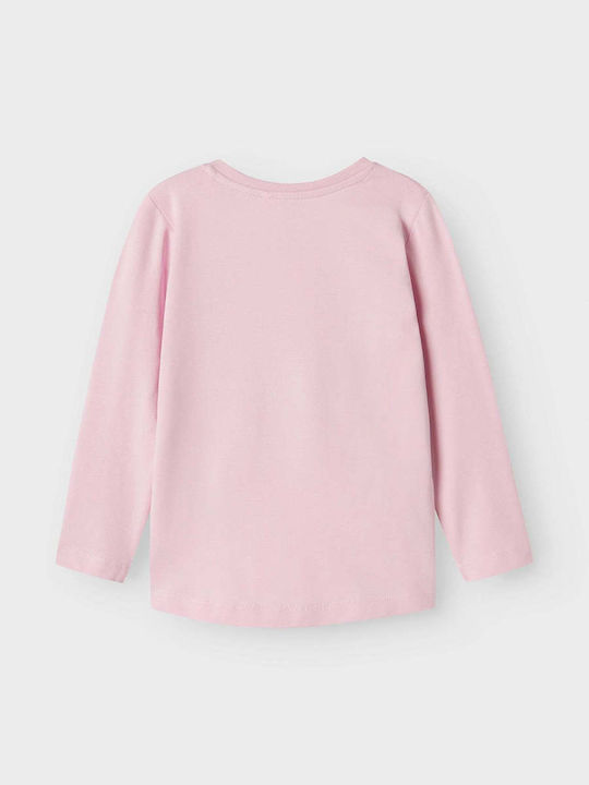 Name It Children's Blouse Long Sleeve Pink Jersey