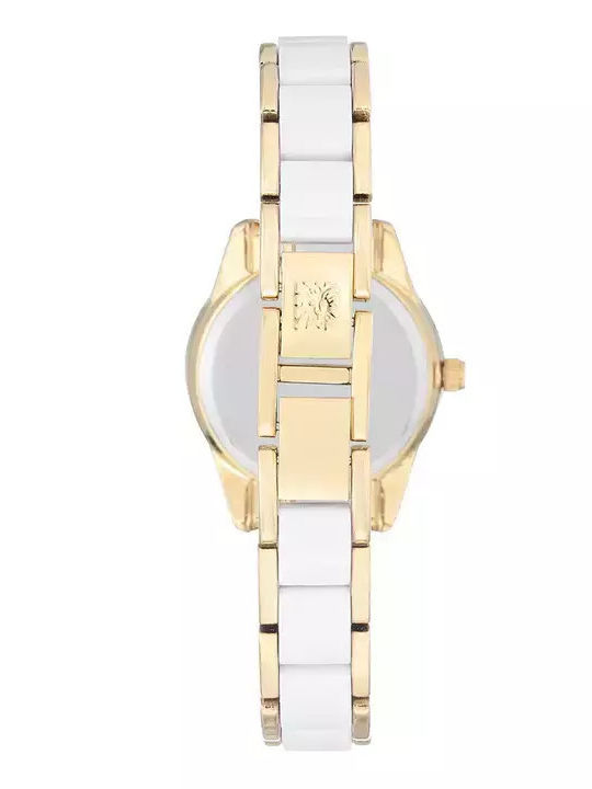 Anne Klein Γυναικείο Ρολόι 37.5mm Μπαταρίας με Μεταλλικό Μπρασελέ
