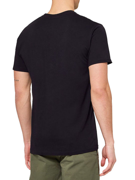 Short-sleeved Sundek Logo M021TEJ7800-BLACK Men's Blouse