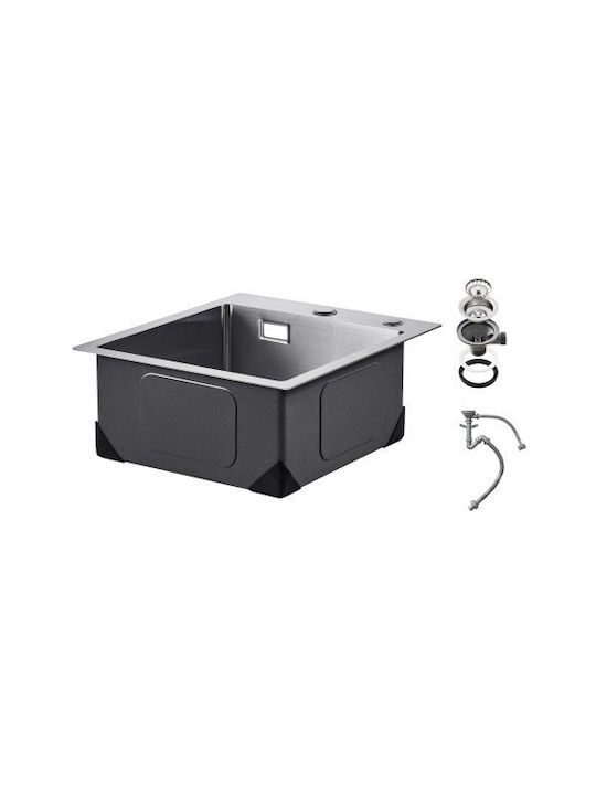 Vevor Drop-In Sink Inox W45xD40cm Silver