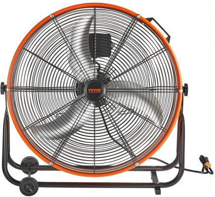Vevor GYLSFS24YCACQCOS3V2 Επαγγελματικός Ανεμιστήρας Δαπέδου 145W Διαμέτρου 60.96cm