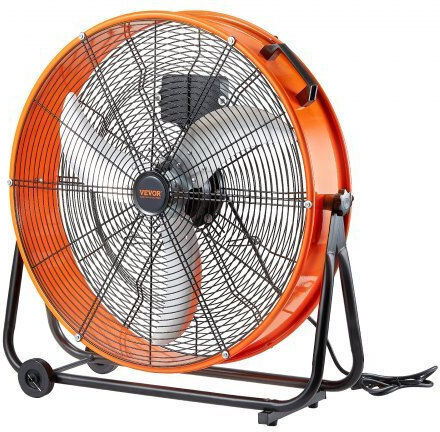 Vevor GYLSFS24YCACQCOS3V2 Επαγγελματικός Ανεμιστήρας Δαπέδου 145W Διαμέτρου 60.96cm