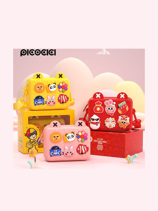Picocici Kinder Rucksack Rot