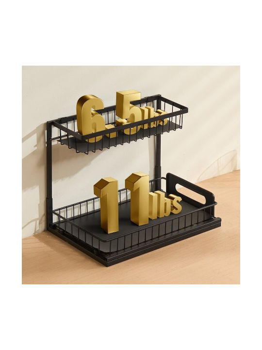 Vevor Vevor Tischspiel Metallische Küchenorganisationsständer 27x36cm