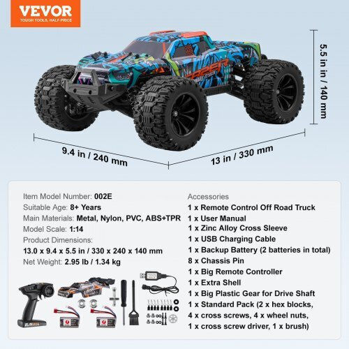 Vevor Remote Controlled Car 4WD
