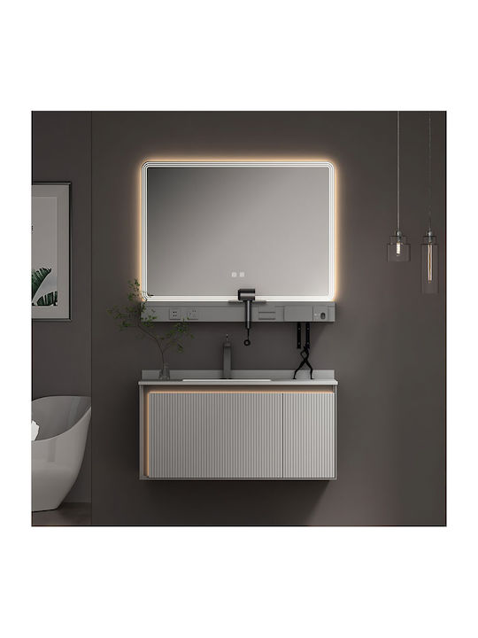 Martin Bathroom Mirror Led Gray