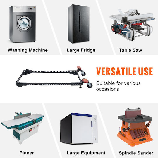 Vevor Mobile Base Heavy Duty Universal Stand 500 Lbs Χωρητικότητα Μηχανήματα Εργαλείων