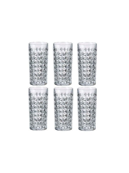 Set of Glasses Water made of Glass 6pcs