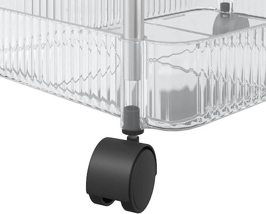 vidaXL Commercial Kitchen Food Cart for Dish Baskets H68xW37xD28cm