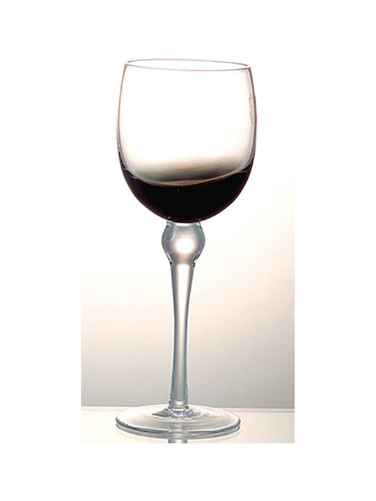 Cryspo Trio Set of Glasses for White Wine made of Glass Half Smoke Stemmed 280ml 6pcs