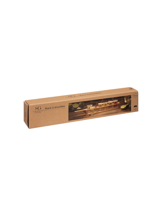 Secret de Gourmet Σφηνοπότηρα από Γυαλί 40ml 6τμχ
