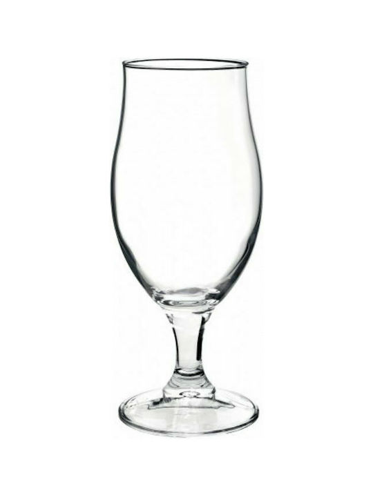 Bormioli Rocco Executive Glass Beer, μπίρας made of Glass Goblet 390ml