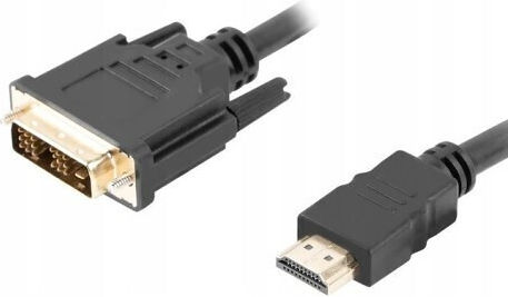 EFB Kabel DVI-D-Stecker - HDMI-Stecker 1m Schwarz (K5432SW.1)