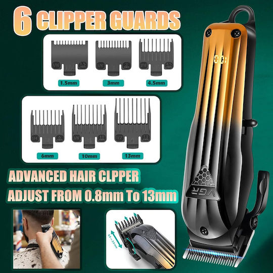 VGR Rechargeable Hair Clipper Set Yellow V-644