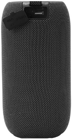 Gembird Ηχείο Bluetooth 5W με Ραδιόφωνο και Διάρκεια Μπαταρίας έως 4 ώρες Μαύρο SPK-BT-LED-07