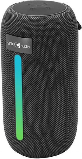 Gembird Ηχείο Bluetooth 5W με Ραδιόφωνο και Διάρκεια Μπαταρίας έως 4 ώρες Μαύρο SPK-BT-LED-07