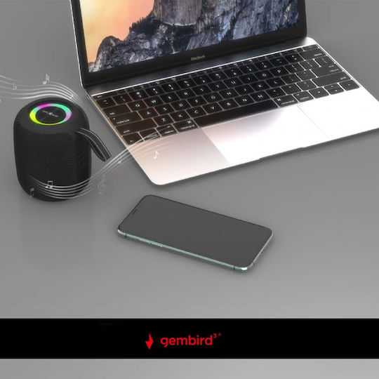 Gembird Bluetooth Speaker 8W with Radio and Battery Life up to 4 hours Black SPK-BT-LED-05-BK