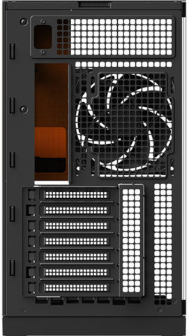 Geometric Future Model 5 with fans Gaming Middle Tower Carcasă Calculator cu Fereastră Laterală Galben