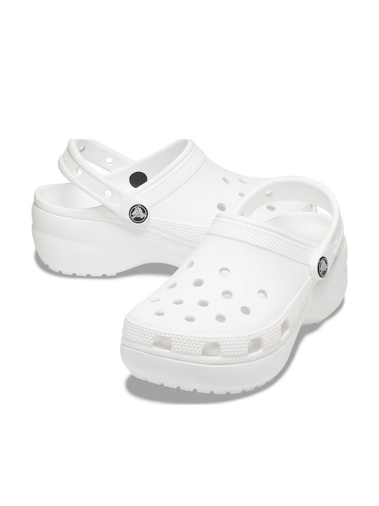 Crocs Classic Platform Clog Women's Clogs White