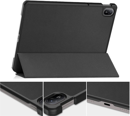 Schwarze Flip Cover Dauerhafte Schwarze (Huawei MatePad SE 11 2024)