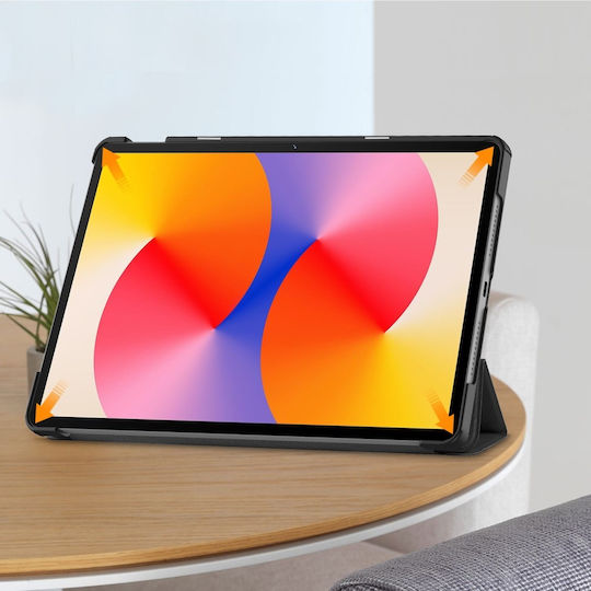 Schwarze Flip Cover Dauerhafte Schwarze (Huawei MatePad SE 11 2024)