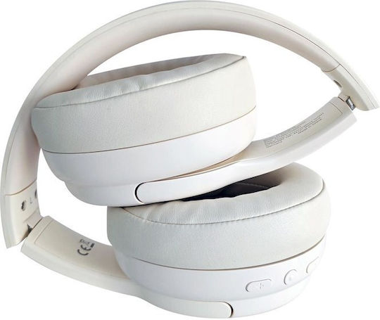 Conceptronic Kabellose Bluetooth Am Ohr Kopfhörer mit 30 Stunden Betriebszeit Transparent